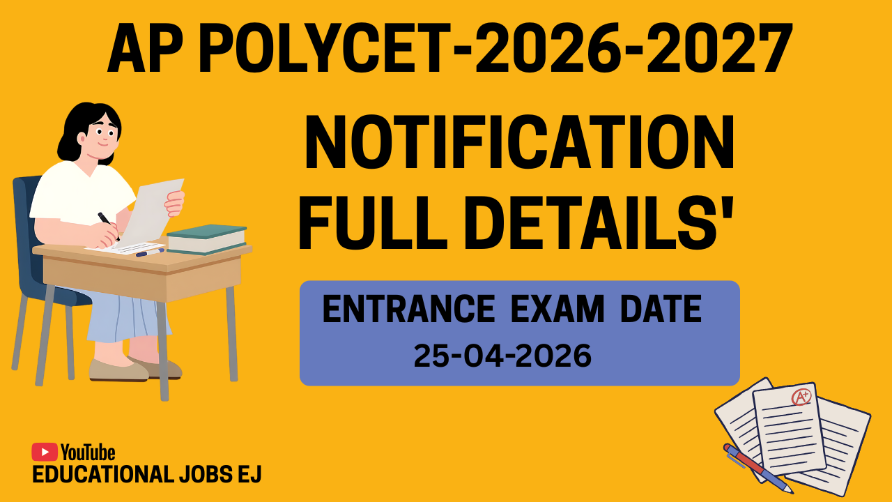AP POLYCET ENTANCE EXAM NOTIFICATIO