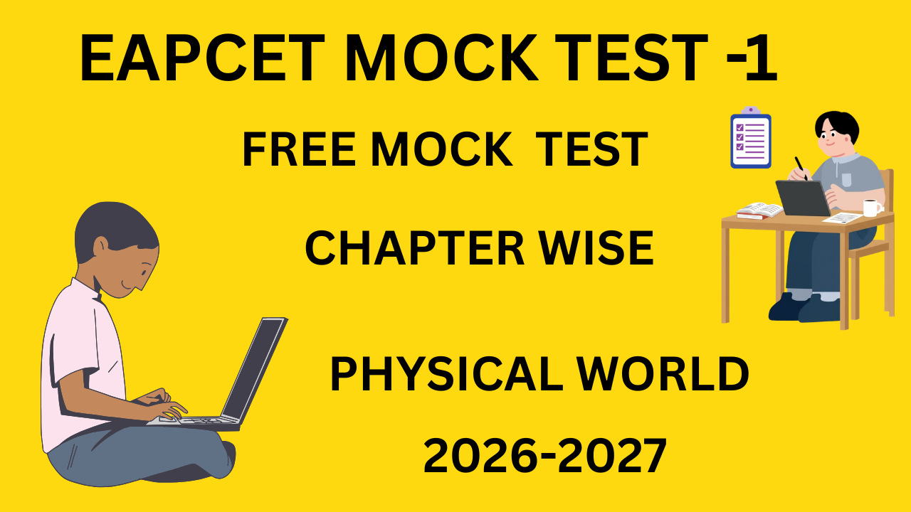 EAPCET MOCK TEST FREE IN PHYSICS