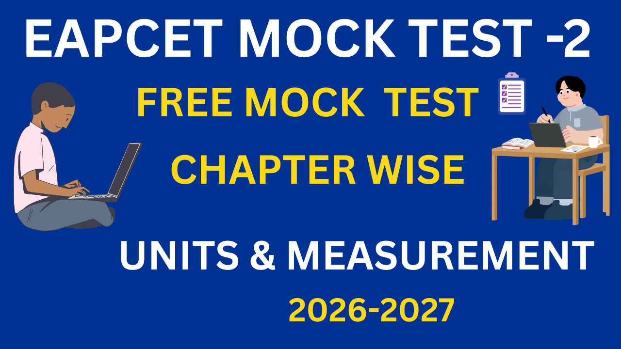 EAPCET MOCK TEST FREE EAMCET FREE EXAM